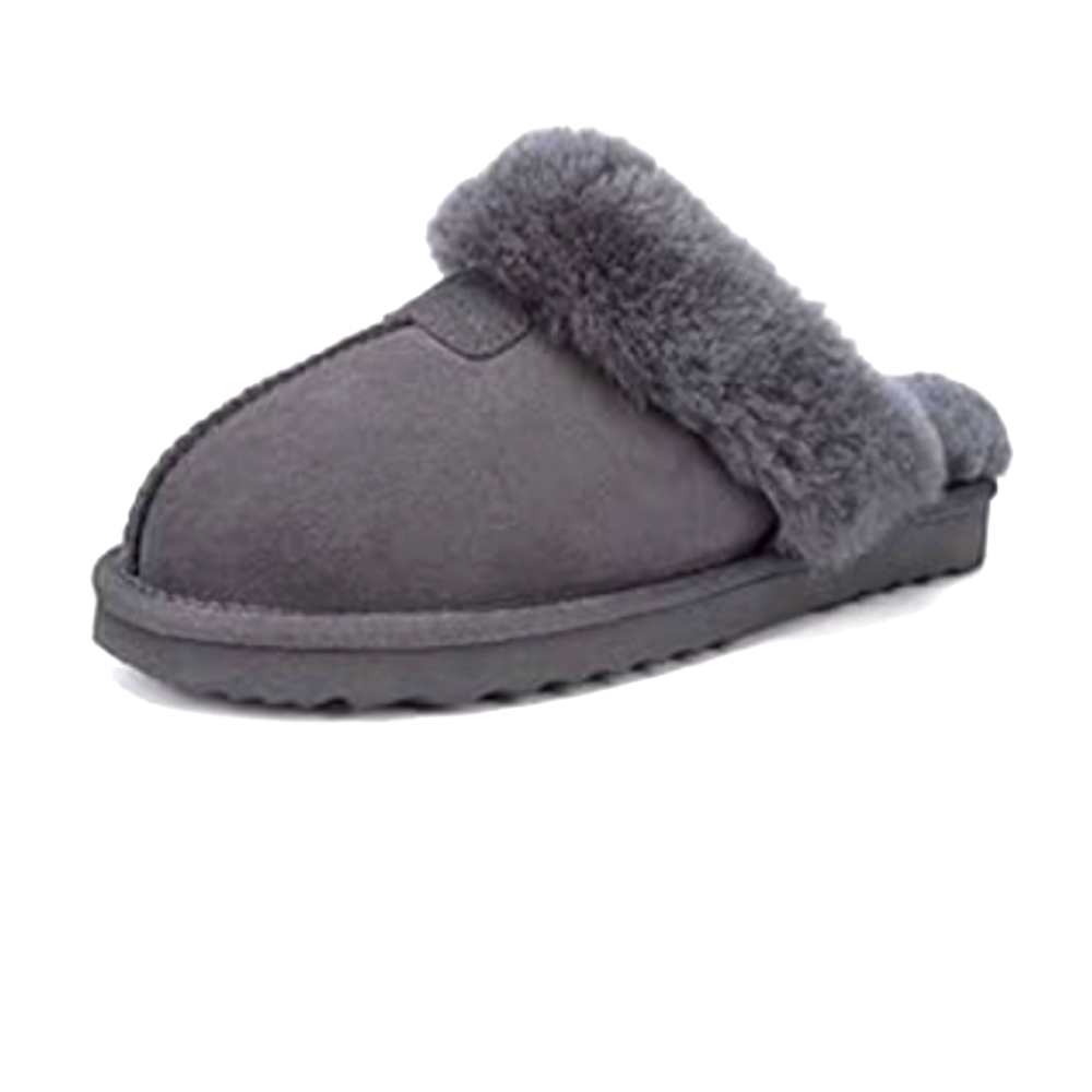 FUZZYFOAMS Genuine Australian Sheepskin Memory Foam Shearling Slippers